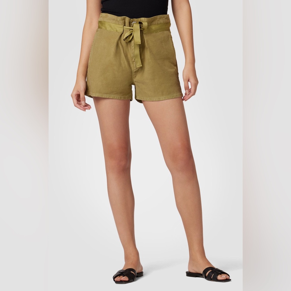 Hudson Jeans Paper Bag Short Green Moss Size 31